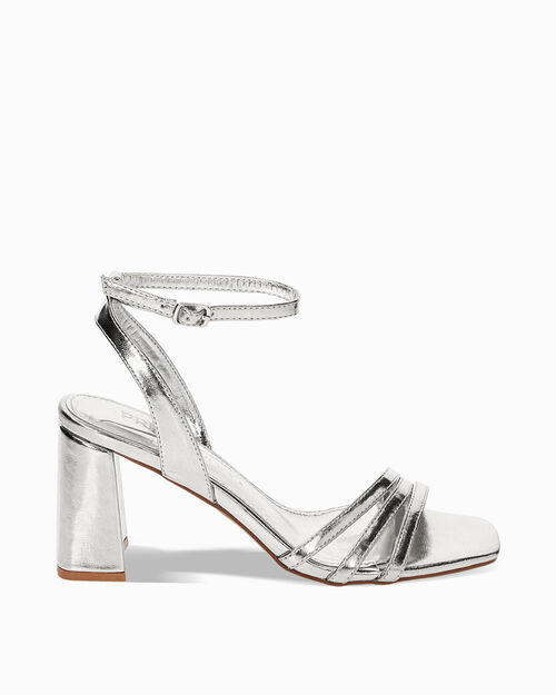 ZAPATOS SANDALIA LAMINADO ARGE, SILVER