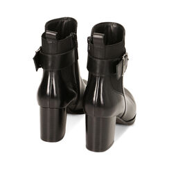 Stivaletti Chelsea neri in pelle, tacco 6,3 cm, Primadonna, 22L920061PENERO036, 003 preview