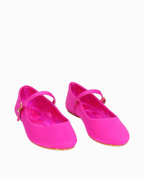 CHAUSSURES POUR FEMMES BALLERINA LYCRA F, FUCHSIA