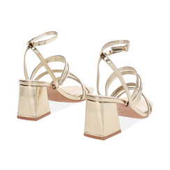 Sandale à talon femme or basique, Primadonna, 254916707LMOROG035, 004 preview