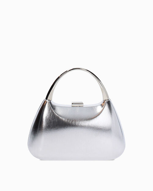 Clutch plata brillante, SILVER