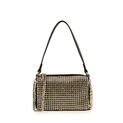 Mini bag nera con pietre, Primadonna, 15F520054ETNEROUNI, 001a