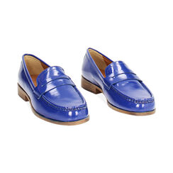 CALZATURA MOCASSINO PELLE NAPLAK BLUE, Primadonna, 23N501282PNBLUE035, 002 preview