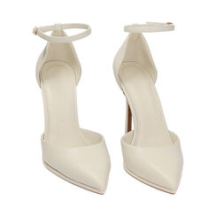 Décolleté Open Shank panna, tacco 10 cm, Primadonna, 232186202EPPANN037, 002 preview