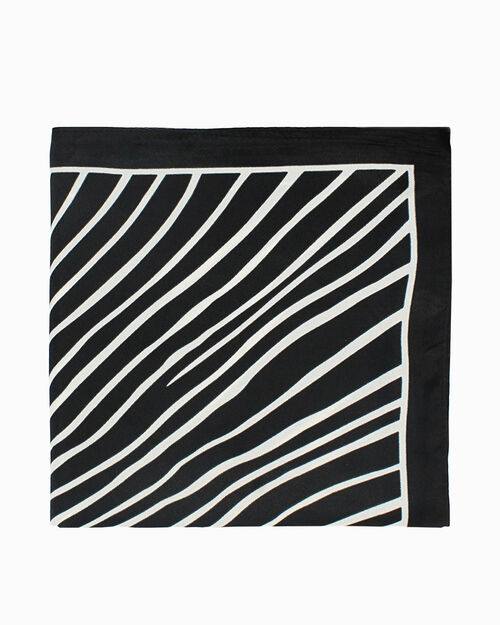 Foulard da donna nero-bainco, 