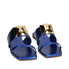 ZAPATOS FLAT LAMINADO BLUE, 194952505LMBLUE036, 002a