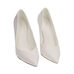Décolleté bianche, tacco 10,5 cm, Primadonna, 212186102EPBIAN036, 002 preview