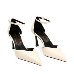Décolleté Open shank panna, tacco 7,5 cm, Primadonna, 242110616EPPANN036, 002a