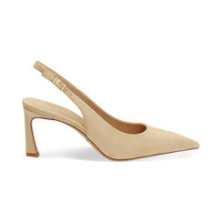 Escarpin beige talon 7,5 cm, Primadonna, 272110628MFBEIG035, 001 preview