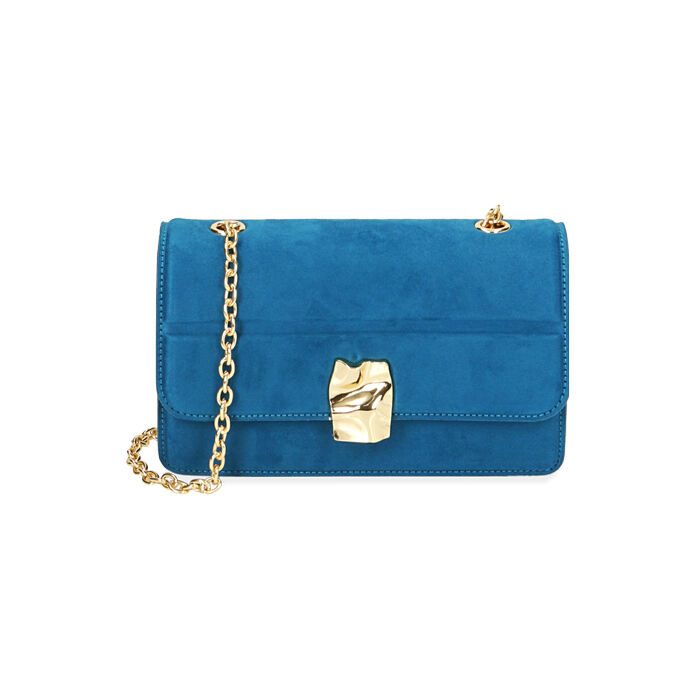 Borsa da donna petrolio in velluto | Primadonna Collection