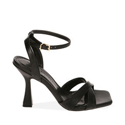 ZAPATOS SANDALIA SINTETICO NERO, Fin de Collection, 212101906EPNERO035, 001a