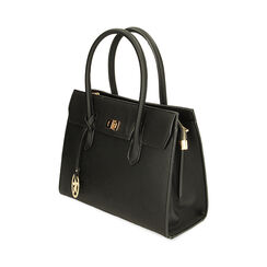 Borsa a mano nera quadrata, Primadonna, 225702482EPNEROUNI, 002 preview