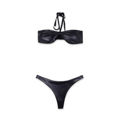 Bikini da donna nero a fascia, Primadonna, 25L501317TSNEROL, 001a