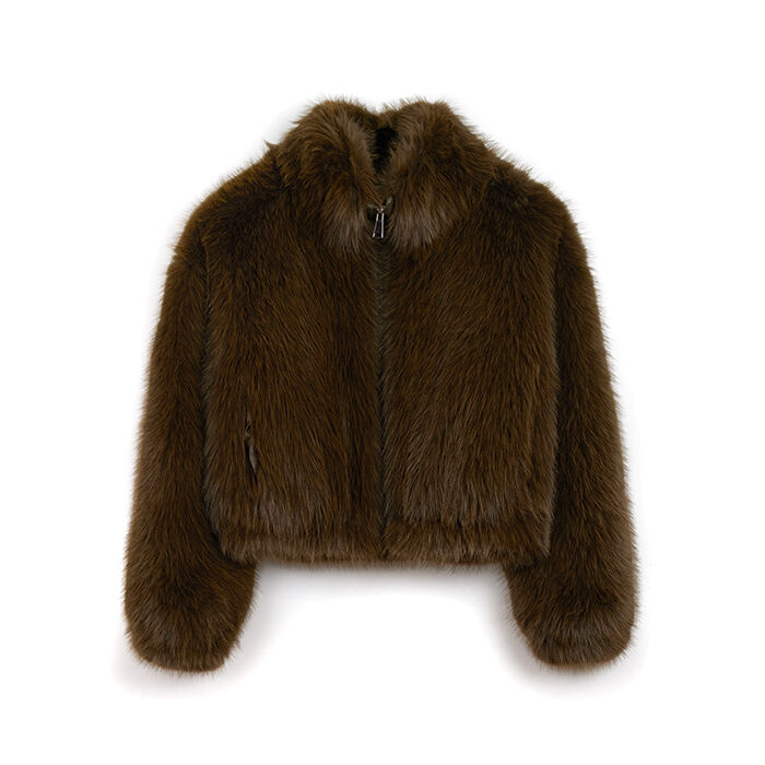 CLOTHING FUR JACKET FUR VERD, Primadonna, 26B402002FUVERDM
