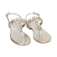 Sandali infradito argento, Primadonna, 214909918LMARGE035, 002 preview