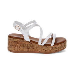 Zeppe bianche in sughero, Primadonna, 234987107EPBIAN035, 001 preview