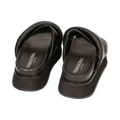 Ciabatte nere, zeppa 3 cm, Primadonna, 210921101EPNERO036, 003 preview