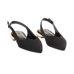 Bailarinas destalonadas negras elegantes, Zapatos, 274946666LYNERO035, 003 preview