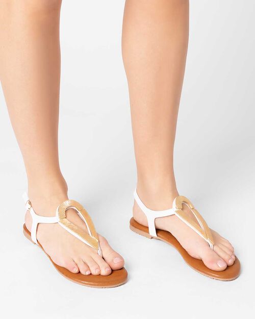 ZAPATOS FLAT SINTETICO BIAN, WHITE