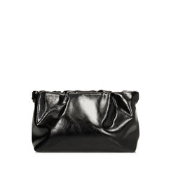 Pochette nera lucida con tracolla rimovibile, Primadonna, 261751040EUNEROUNI, 001a