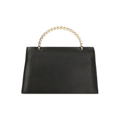 Mini bag nera in raso, Ultime Occasioni, 215102305RSNEROUNI, 003 preview