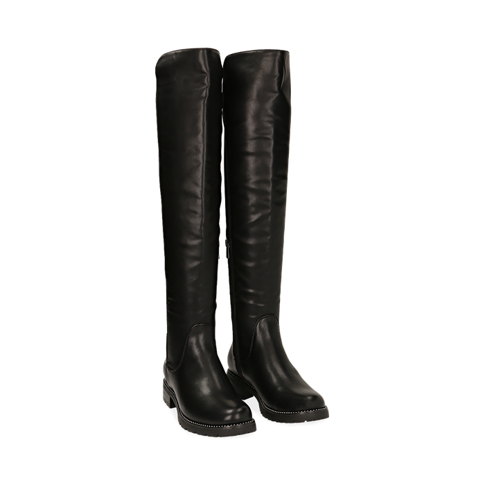 Interesting acid Any Stivali overknee neri stretch | Primadonna Collection