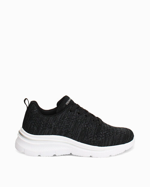 Sneakers running nere, BLACK