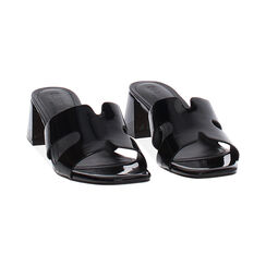 Mules open toe nere tacco 5,5 cm, Primadonna, 27O800139VENERO035, 003 preview