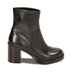 CALZATURA TRONCHETTI PELLE NERO, Primadonna, 22B814404PENERO035, 001a