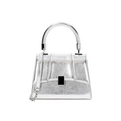 Mini sac femme argent en laminé, Primadonna, 255126063LMARGEUNI, 001 preview