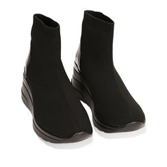 CALZATURA SLIP ON TESSUTO NERO, Primadonna, 222850944TSNERO035, 002a
