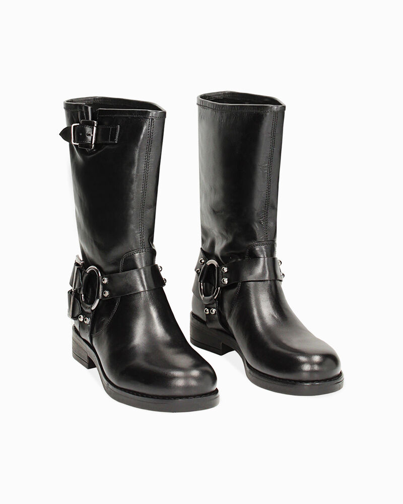 Biker neri in pelle image number null