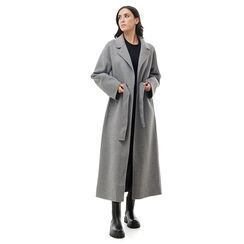 Manteau gris simple, Fin de Collection, 246520106TSGRIGL, 003 preview