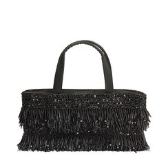 Mini bag nera con paillettes, Primadonna, 265126674PLNEROUNI, 001a