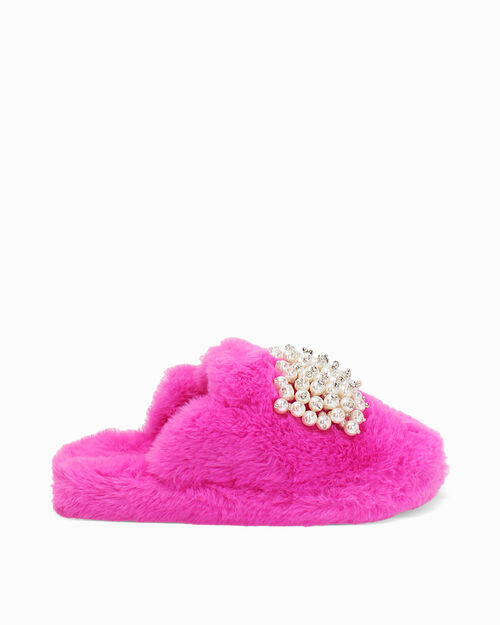 Pantoufles fuchsia chics, FUCHSIA