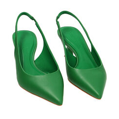 CALZATURA DECO. SLINGBACK SINTETICO VERD, Primadonna, 212141502EPVERD035, 002a