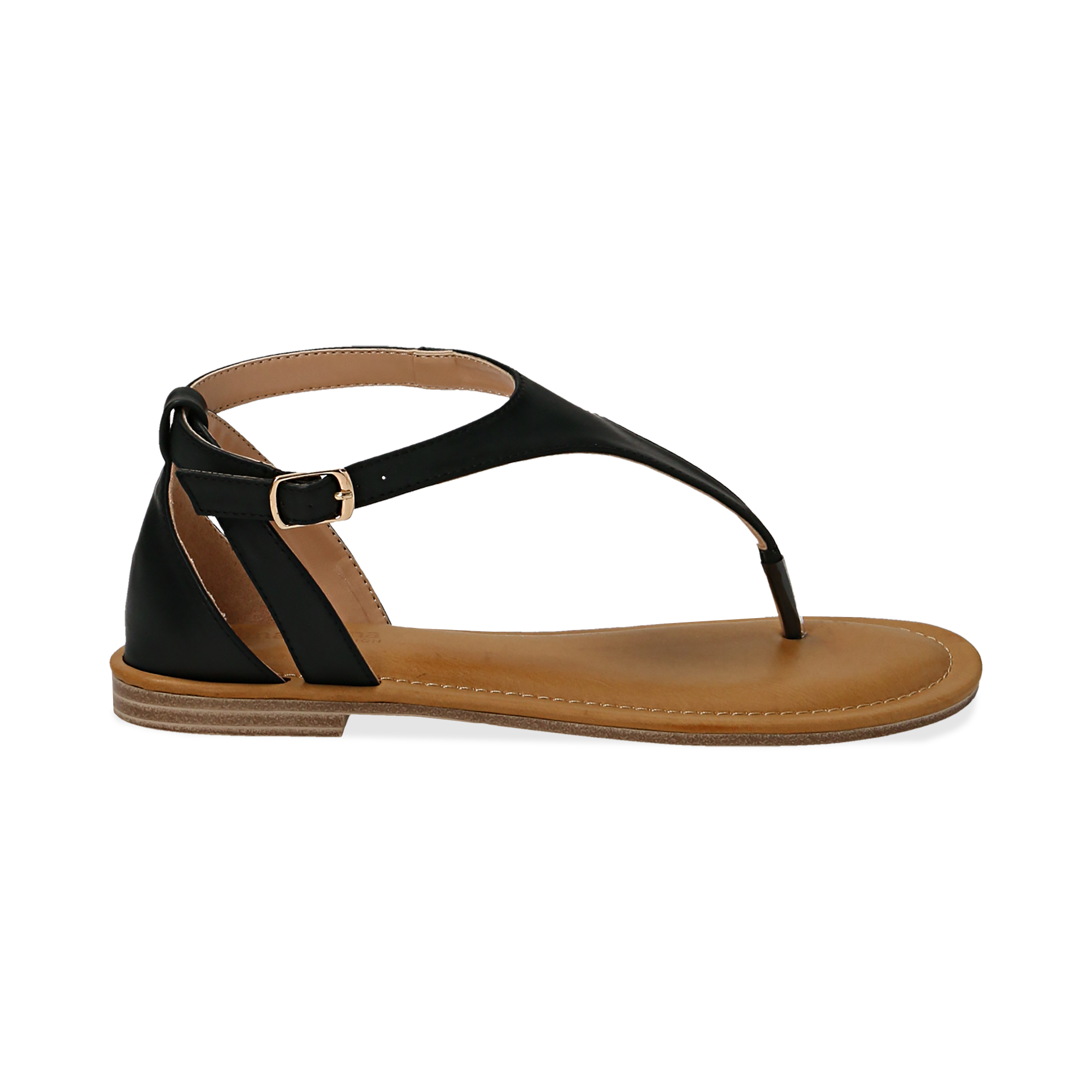 Sandali infradito neri donna