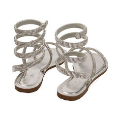 Sandali argento con strass, Primadonna, 214986601LMARGE039, 003 preview