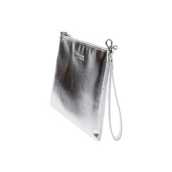 Bolso de mano plateado laminado para mujer, Primadonna, 255125738LMARGEUNI, 003 preview