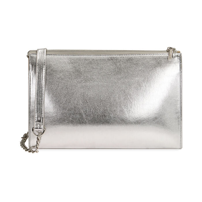 Borsa donna argento a tracolla | Primadonna Collection