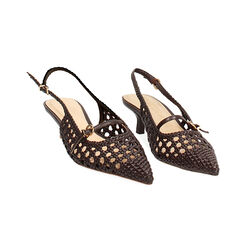 Escarpin marron fonc&eacute; talon 4,5 cm, Primadonna, 272149020EIMORO036, 003 preview