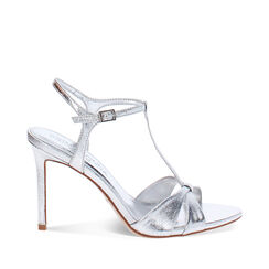 Sandale à talon femme argenté chic, Primadonna, 252164305LCARGE035, 001a