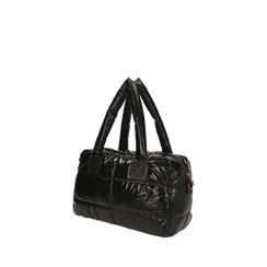 Borsa duvet nera in tessuto, Primadonna, 165122146TSNEROUNI, 002a