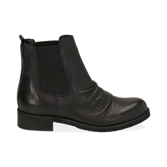 Chelsea boots neri in pelle di vitello , Stivaletti, 14A919642VINERO036, 001 preview