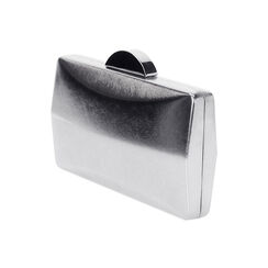 Clutch femme argentée en laminé, Primadonna, 255109704LMARGEUNI, 003 preview