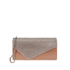 BAG POCHETTE SINTETICO CHAROL NUDE, Primadonna, 215108821VENUDEUNI, 001a