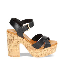 Espadrilles noires pour femme, Primadonna, 254934301EPNERO035, 001a