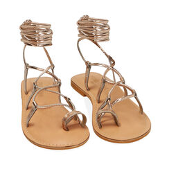 WOMEN SHOES FLAT LEATHER OROG, Primadonna, 216708032PEOROG035, 002a