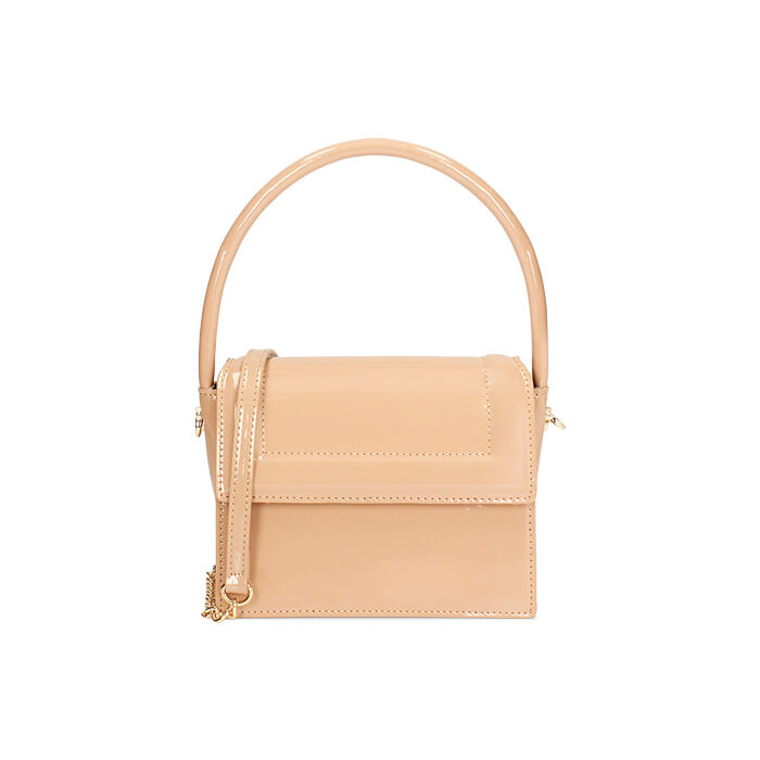 Mini sac femme nude en vernis, Primadonna, 255130057VENUDEUNI