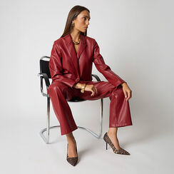 Pantalone rosso da donna con silhouette elegante, Primadonna, 266541205EPROSSM, 002a